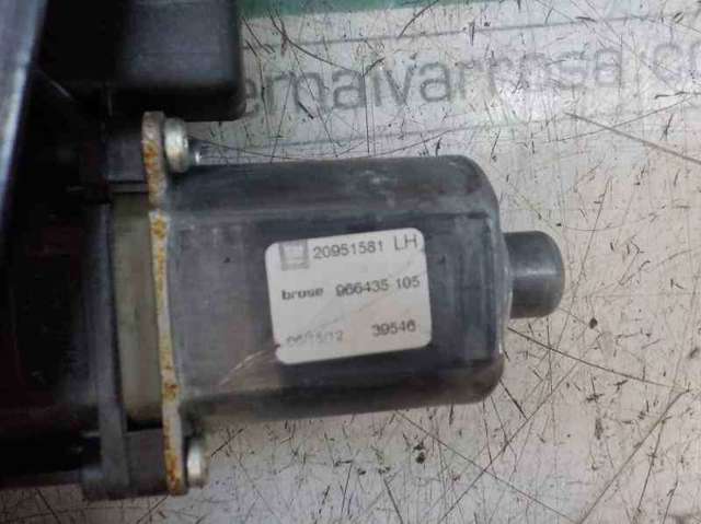 Mechanizm podnoszenia szyby drzwi przednich lewych 13369285 OPEL