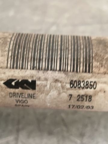 Półoś napędowa przednia prawa 13486867 OPEL