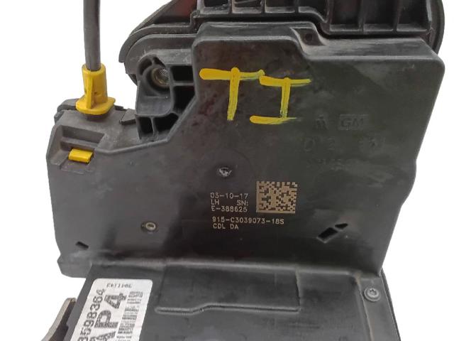 Zamek drzwi tylnych lewych 13598364 OPEL
