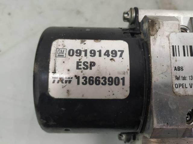 Sterownik ABS  hydrauliczny 13663901 OPEL
