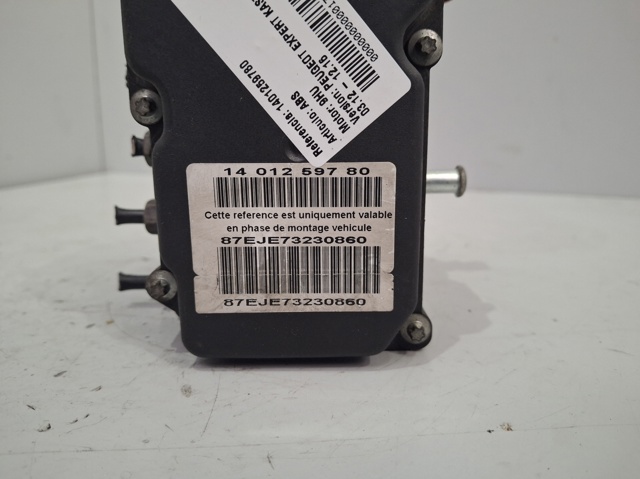 Sterownik ABS  hydrauliczny 1401259780 PEUGEOT