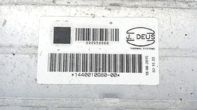Chłodnica intercoolera 1440010980 FIAT