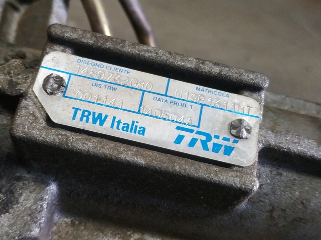 Listwa kierownicza (maglownica) 1489732080 FIAT