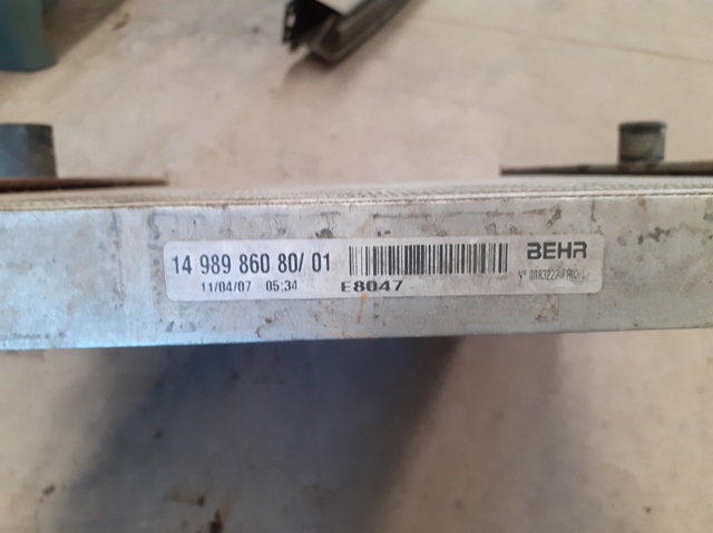 Chłodnica silnika 1498986080 FIAT