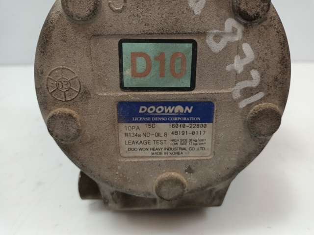 Sprężarka klimatyzacji 1604022800 HYUNDAI