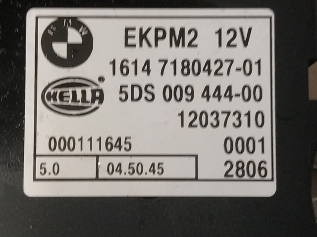 Sterownik pompy paliwa 16147180427 BMW