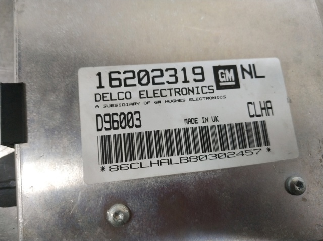 Sterownik silnika 16202319 OPEL