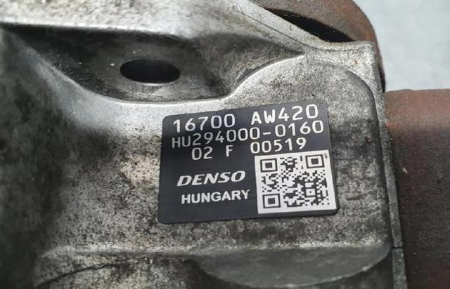 Pompa wtryskowa wysokiego ciśnienia 16700AW420 NISSAN