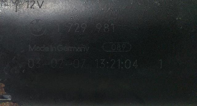 Rozrusznik 1729981 BMW