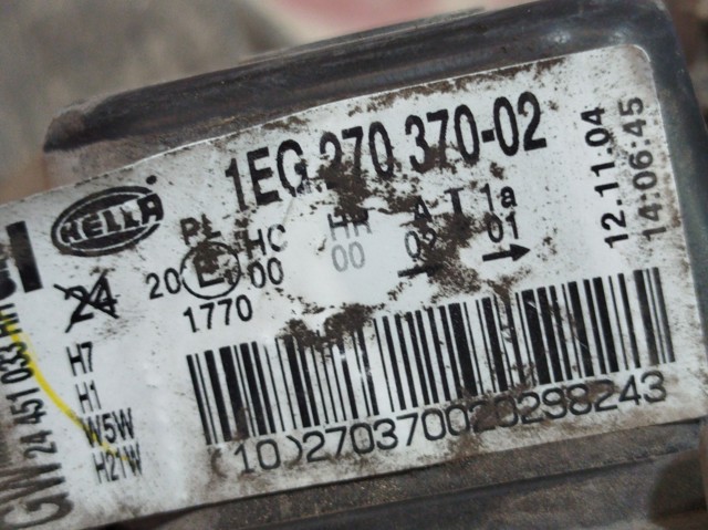 Reflektor prawy 1EG27037002 OPEL