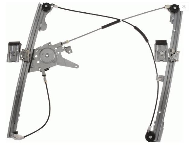 Mechanizm podnoszenia szyby drzwi przednich lewych 1H0837461A VAG