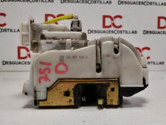 Zamek drzwi przednich prawych 1H1837016K VAG