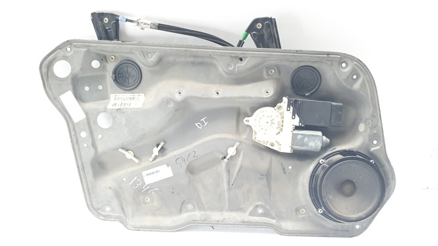Mechanizm podnoszenia szyby drzwi przednich lewych 1J4837755E VAG