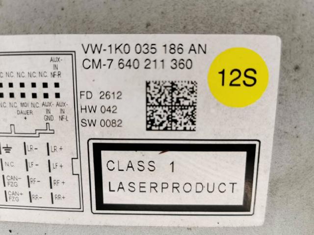 Radioodtwarzacz (radio AM/FM) 1K0035186AN VAG