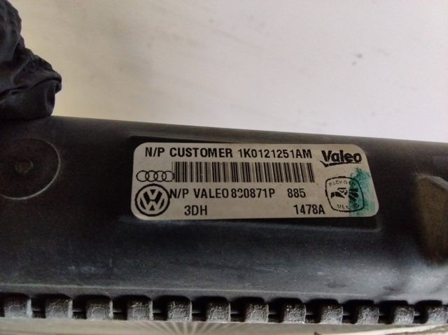 Chłodnica silnika 1K0121251AM VAG