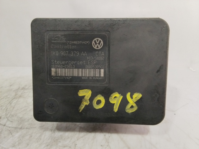 Sterownik ABS  hydrauliczny 1K0907379AA VAG