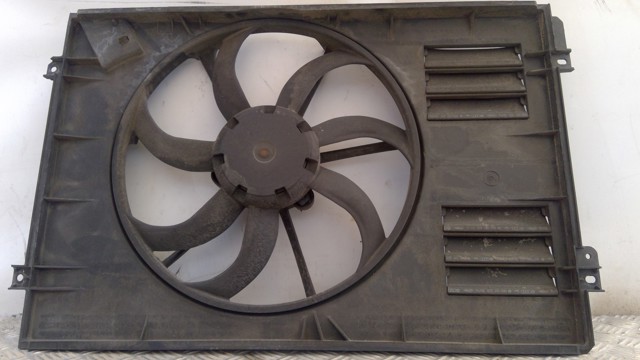Wentylator elektryczny układu chłodzenia, kompletny (silnik+wirnik) lewy 1K0959455FB VAG