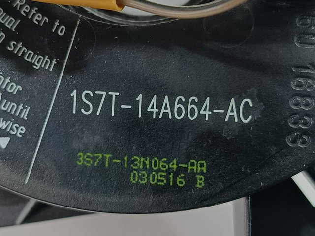 Pierścień kontaktowy AIRBAG, taśma kierownicy  1S7T14A664AC FORD
