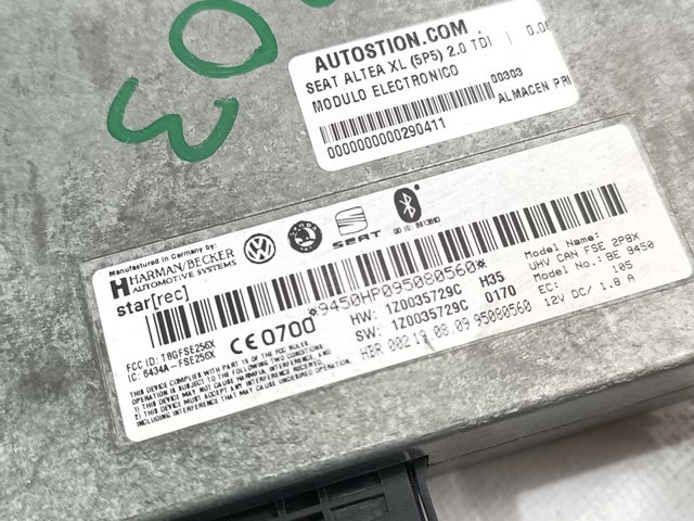 Blok sterujący Bluetooth 1Z0035729C VAG
