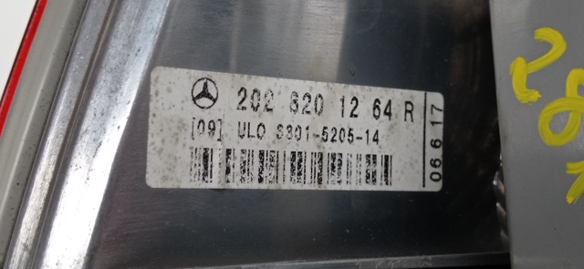 Lampa zespolona tylna prawa 2028201264R MERCEDES