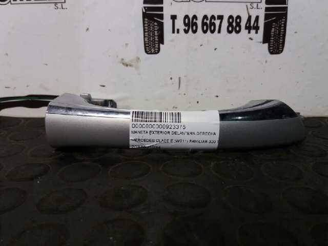 Pałąk zewnętrznej klamki drzwi tylnych prawych 2037601034 MERCEDES