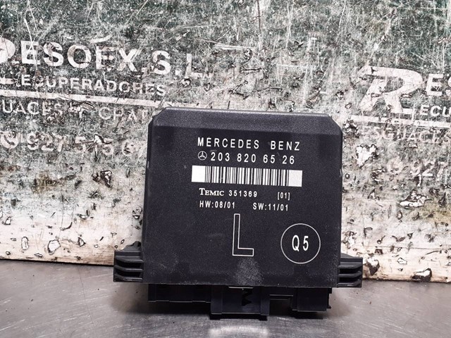 Blok komfortu tylnych drzwi 2038206526 MERCEDES