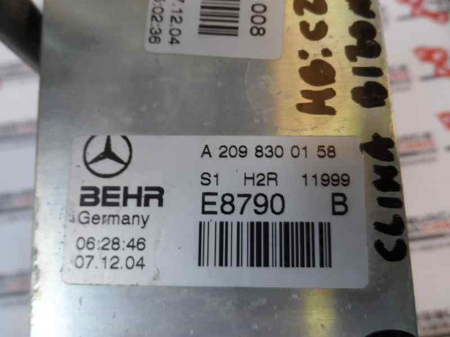 Parownik klimatyzacji 2098300158 MERCEDES