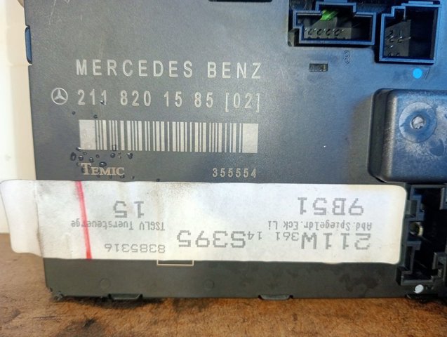 Blok komfortu 2118201585 MERCEDES