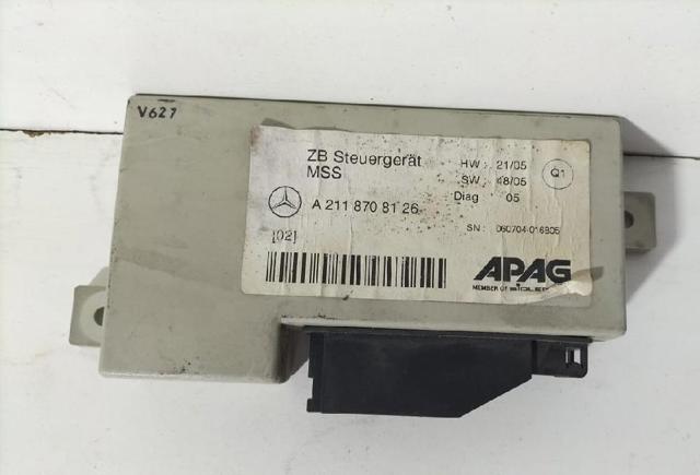 Lampa zespolona tylna lewa 2118708126 MERCEDES