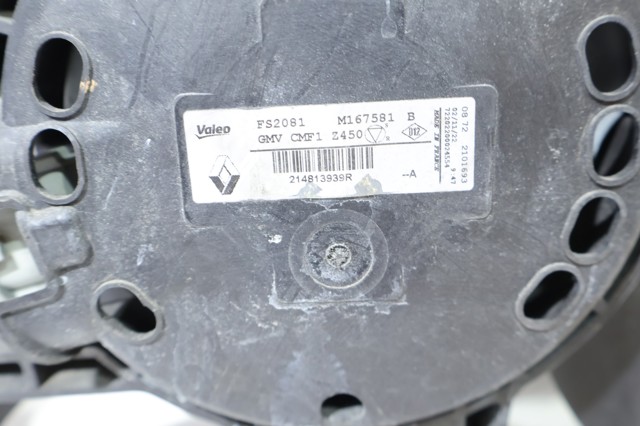 Wentylator elektryczny układu chłodzenia kompletny (silnik+wirnik) 214813939R RENAULT