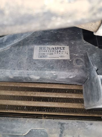 Dyfuzor chłodnicy, w komplecie z silnikiem i wirnikiem 214819914R RENAULT