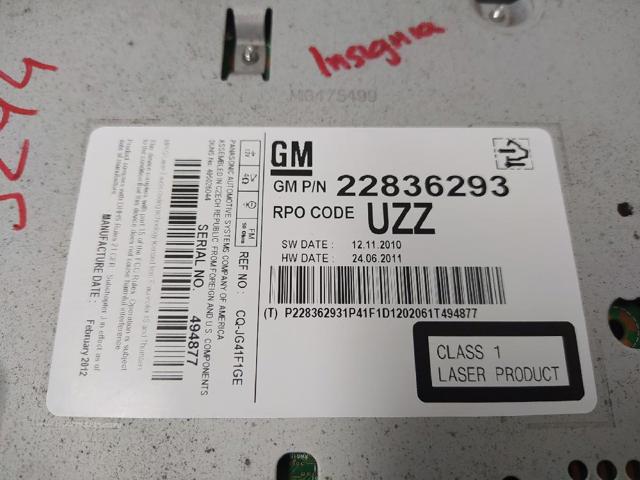 Radioodtwarzacz (radio AM/FM) Opel Astra 69