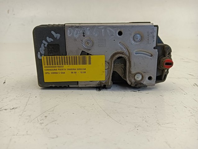 Zamek drzwi tylnych prawych 24414139 OPEL