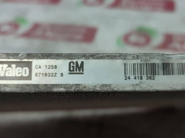 Chłodnica klimatyzacji 24418362 OPEL