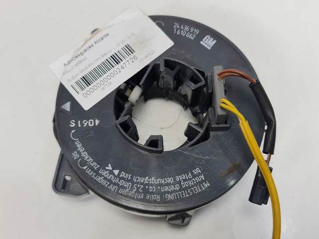 Pierścień kontaktowy AIRBAG, taśma kierownicy  24436919 SUZUKI