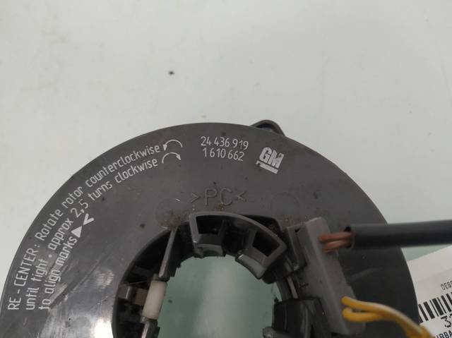 Pierścień kontaktowy AIRBAG, taśma kierownicy  24436919 OPEL