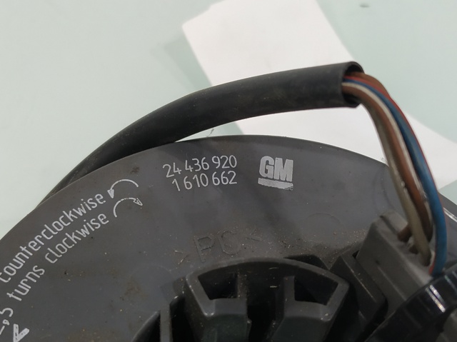 Pierścień kontaktowy AIRBAG, taśma kierownicy  24436920 OPEL