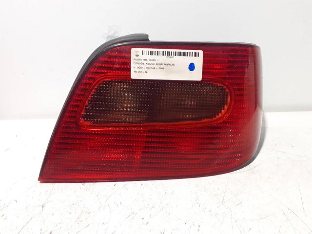 Lampa zespolona tylna prawa 2534D PEUGEOT