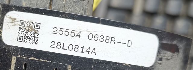 Pierścień kontaktowy AIRBAG, taśma kierownicy  255540638R RENAULT