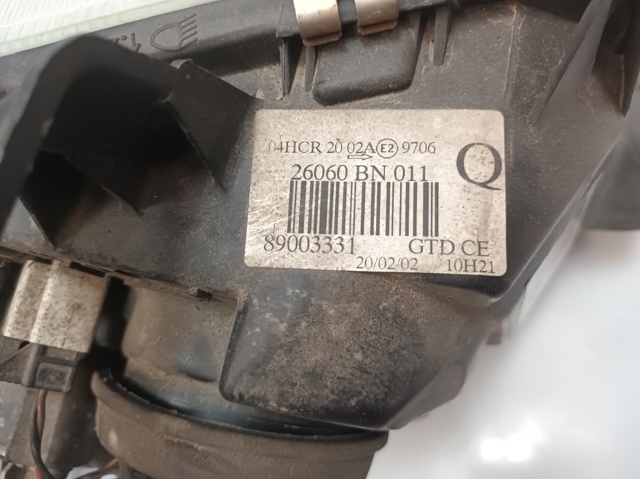 Reflektor lewy 26060BN011 NISSAN