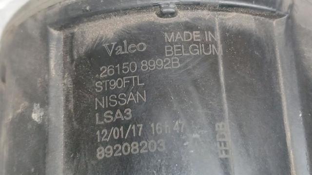 Lampa przeciwmgielna lewa/prawa 261508992B NISSAN