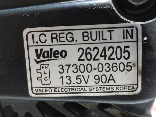 Alternator 2624205 HYUNDAI