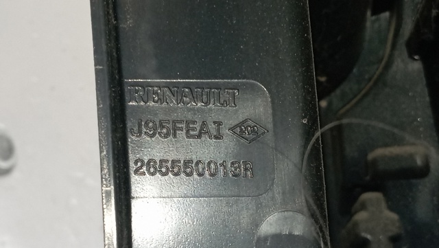 Lampa zespolona tylna lewa 265550013R RENAULT