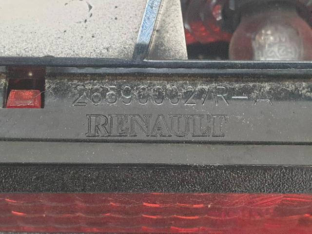 Lampa stop tylna dodatkowa Dacia Duster HS