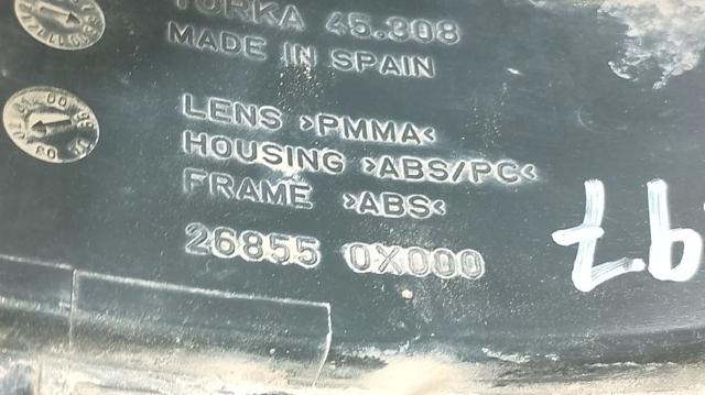 Lampa zespolona tylna lewa 268550X000 NISSAN