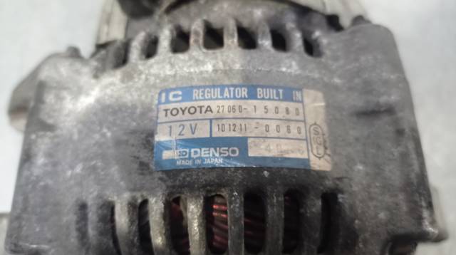 Alternator 2706015080 TOYOTA