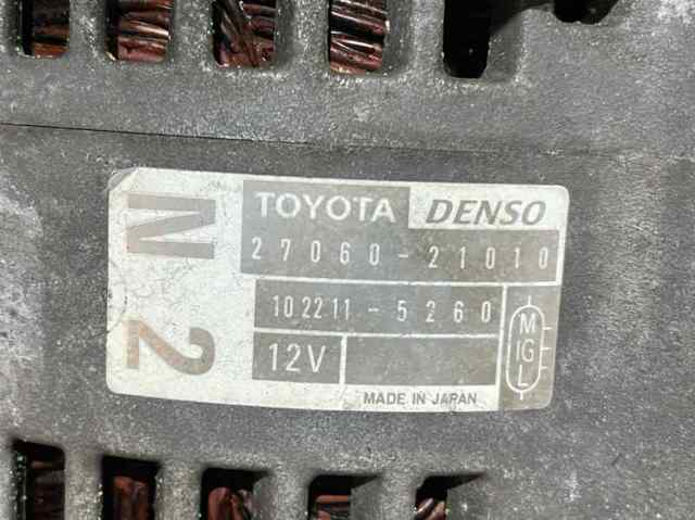Alternator 2706021010 TOYOTA