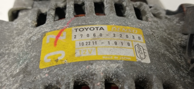 Alternator 2706022030 TOYOTA