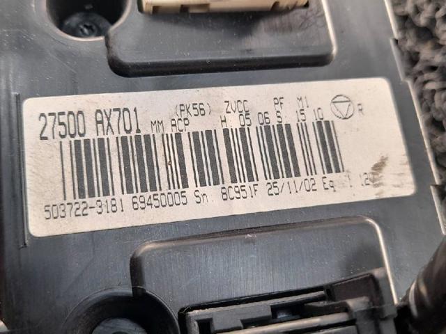 Sterownik trybów ogrzewania/klimatyzacji Nissan Micra K12