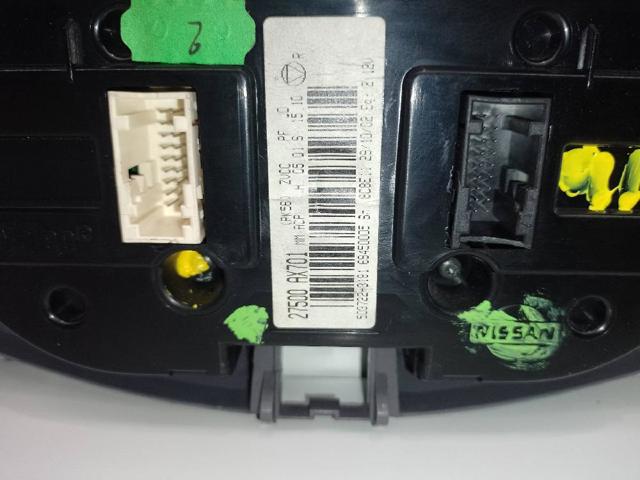 Sterownik trybów ogrzewania/klimatyzacji Nissan Micra K12